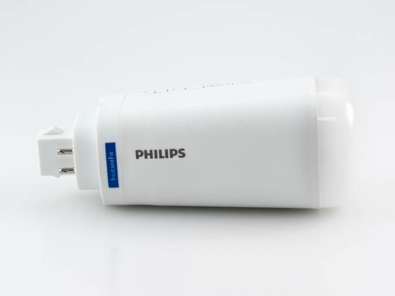 Philips Lighting 458414 10.5PL-C/T LED/26V-3000 IF 4P Philips 10.5W 4 Pin Vertical 3000K G24q LED Bulb, Ballast Compatible