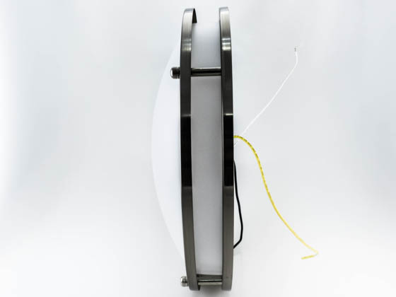 NaturaLED 7431 LED12FMM-138L/840-NI Dimmable 18W 12" 4000K Flush Mount LED Ceiling Fixture