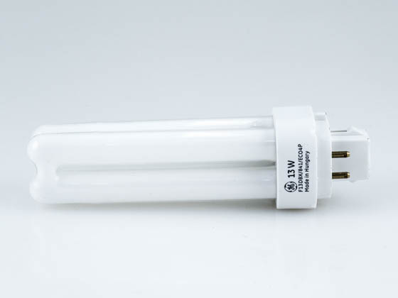 GE 97597 F13DBX/SPX41/4P (4-Pin) 13W 4 Pin G24q1 Cool White Double Twin Tube CFL Bulb