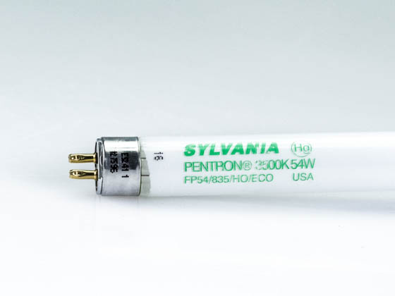 Sylvania 20904 FP54/835/HO/ECO 54W 46in T5 HO Neutral White Fluorescent Tube