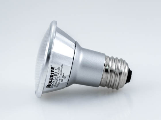 Bulbrite 772715 LED7PAR20/FL40/830/WD Dimmable 7W 3000K 40° PAR20 LED Bulb, Enclosed and Wet Rated