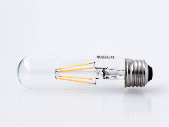 SATCO S9580 4.5W T10 Medium E26 Base 2700K Energy Savings LED Light Bulb Clear