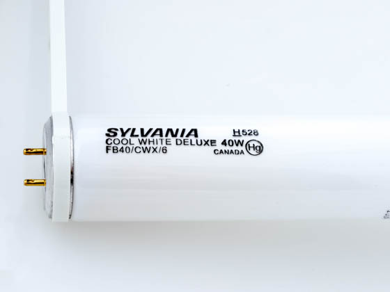 Sylvania 24004 FB40/CWX/6 40W 6in Gap T12 Cool White UBent Fluorescent Tube