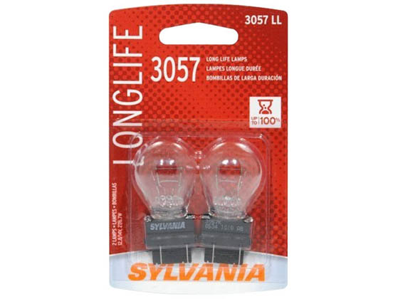 Sylvania 32626 3057LL.BP2  2/SKU  20/BX  200/CS 3057 Long Life Automotive Bulb