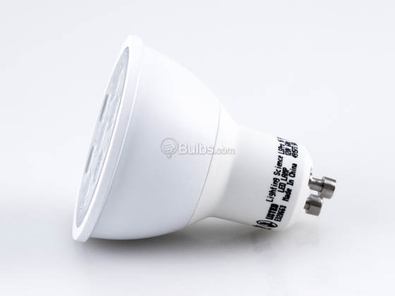 Lighting Science FG-02338 LSPro 16 50WE WW FL GU10 120 BX Dimmable 8W 90 CRI 3000K 40° MR16 LED Bulb, GU10 Base