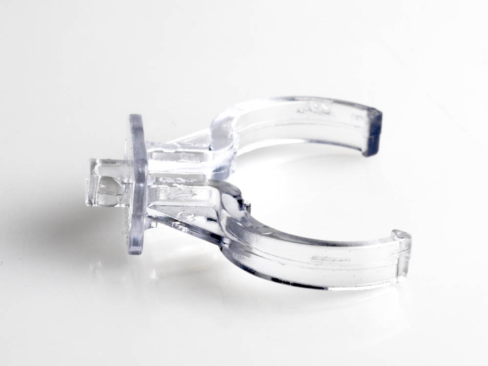 Satco Products, Inc. 80-1604 Satco Clear Plastic Horizontal Clip