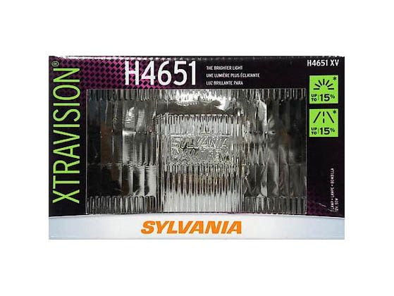 Sylvania 30728 H4651XV.BX EN-SP-FR  1/SKU  6/CS H4651 XtraVision Sealed Beam Auto Bulb