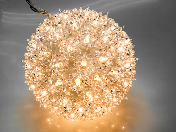 Sival, Inc. STRWWH75 Sival Starlight Sphere Ornament - 7.5" 100 Clear lights