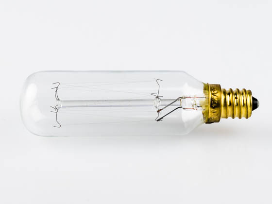 Sival, Inc. ATQT8E1215 Sivals 15 Watt, E12 Base Clear "Nostalgic" Tubular Decorative Bulb