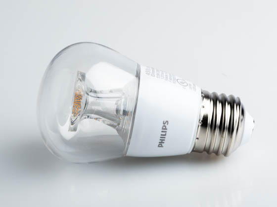 Philips Lighting 462523 5.5A15/LED/827-22/E26/CL/DIM 120V Philips Dimmable 5.5W Warm Glow 2700K-2200K A15 LED Bulb