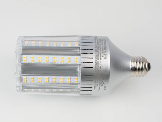 Light Efficient Design LED-8029E30-A 100 Watt Equivalent, 24 Watt 3000K LED Corn Bulb, Ballast Bypass