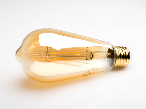 TCP LFST4025KAD Dimmable 5W 2200K Vintage Filament ST19 LED Bulb