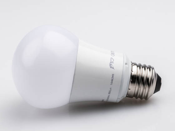 TCP LED9A1950K Non-Dimmable 9 Watt 5000K A-19 LED Bulb, Rated For Enclosed Fixtures