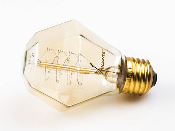 Bulbrite 132518 NOS40-GEM 40W 120V GEM Nostalgic Decorative Bulb, E26 Base