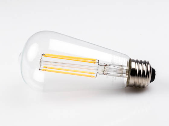 Bulbrite 776667 LED7ST18/27K/FIL/2 Dimmable 7W 2700K ST18 Filament LED Bulb