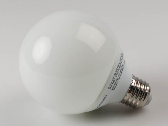 Bulbrite 505019 CF15G25WW 15W G25 Warm White CFL Bulb, E26 Base