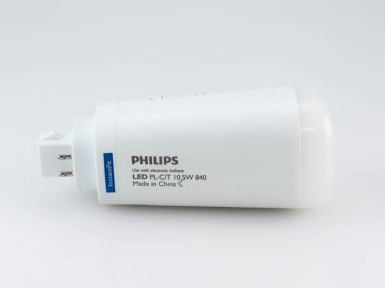 Philips Lighting 464636 10.5PL-C/T LED/26V-4000 IF 4P Philips Non-Dimmable 10.5W 4 Pin Vertical 4000K G24q LED Bulb