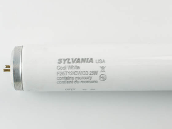 Sylvania 22529 F25T12/CW/33 25W 33in T12 Cool White Fluorescent Appliance Tube
