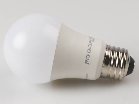 TCP L6A19N1541K Non-Dimmable 6 Watt 4100K A-19 LED Bulb, Enclosed Rated