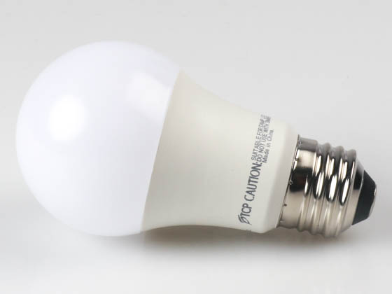 TCP L6A19N1530K Non-Dimmable 6 Watt 3000K A-19 LED Bulb, Enclosed Fixture Rated