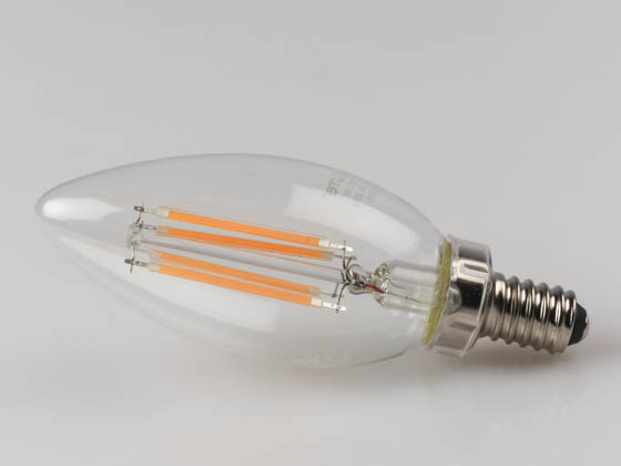 MaxLite 1408340 F4B10DLED927/JA8 Maxlite Dimmable 4W 2700K Decorative Filament LED Bulb, JA8 Compliant