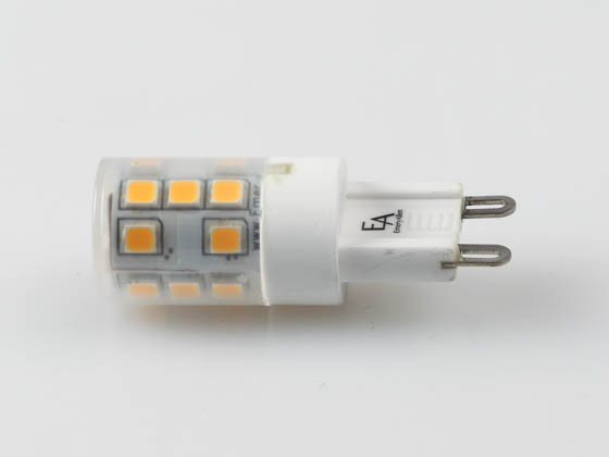 EmeryAllen EA-G9-3.0W-001-309F-D Dimmable 3W 120V 3000K 90 CRI T3 LED Bulb, G9 Base, Enclosed Fixture Rated