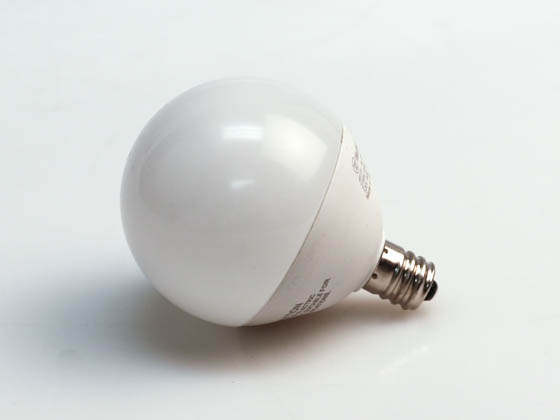 Westinghouse 45131 7G16.5/LED/DIM/SW/CB/27 1CD Dimmable 7W 2700K G-16.5 Globe Frosted LED Bulb, E12 Base