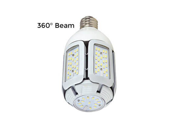 Satco Products, Inc. S29750 30W/LED/HID/MB/5000K/100-277V/E26 Satco 150 Watt Equivalent, 30 Watt 5000K Hi-Pro LED Multi-Beam Retrofit Bulb, Ballast Bypass