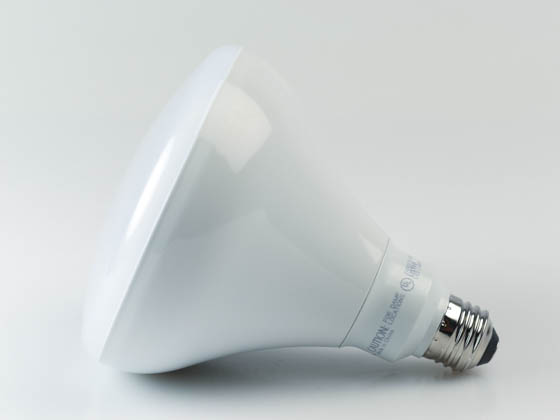 QLS LR40D10030E Dimmable 17 Watt 3000K BR40 LED Bulb, Enclosed Rated