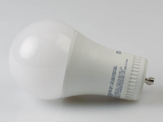 MaxLite 14099415 E15A19GUDLED30/G6 Dimmable 15W 3000K A19 LED Bulb, GU24 Base, Enclosed Rated