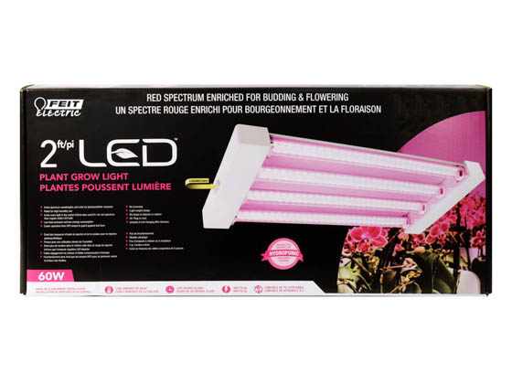 Feit Electric GLP24H/60W/LED Feit Red Spectrum Quad 2 Foot LED Plant Grow Fixture