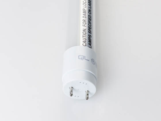 QLS LT84FT50E T8040150 Non-Dimmable 15W 48" T8 5000K Glass LED Bulb, Ballast Compatible
