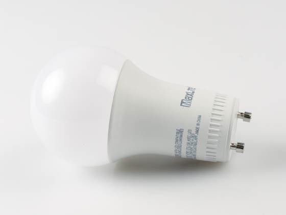 MaxLite 14099409 E9A19GUDLED30/G6 Dimmable 9W 3000K A19 LED Bulb, GU24 Base, Enclosed Rated