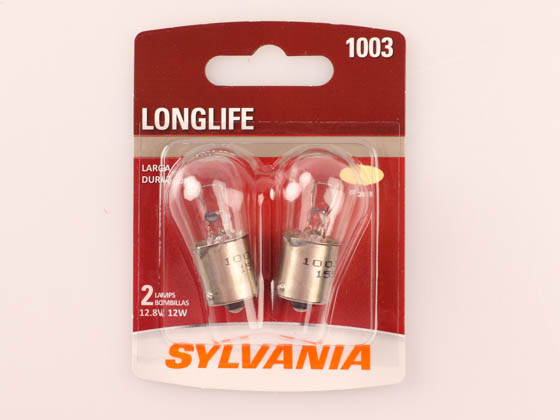 Sylvania 34491 1003LL.BP2 EN-SP Long Life 1003 Automotive Bulb