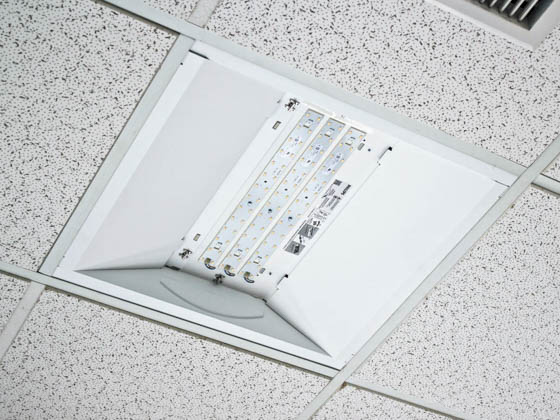 Philips Lighting 516005 EvoKit 2x2 P 32L 24W 835 2 0-10 7 G4 Philips EvoKit Dimmable 24W 3500K 2' x 2' LED Retrofit Kit