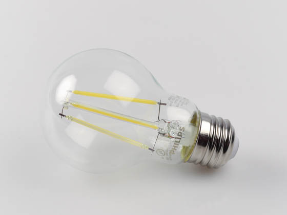 Philips Lighting 478644 8.5A19/PER/850/CL/G/DIM Philips Dimmable 8.5 Watt 5000K A19 Filament LED Bulb