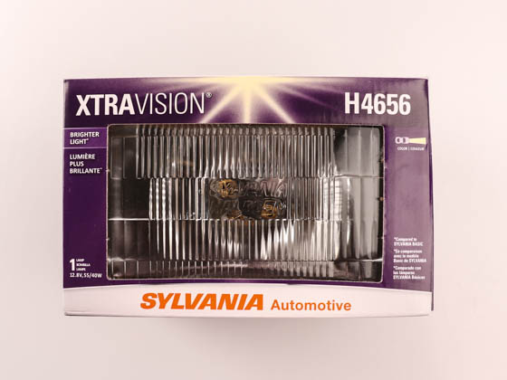 Sylvania 30729 H4656XV.BX XtraVision H4656 Sealed Beam Auto Bulb