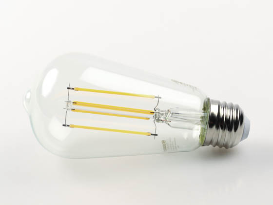Bulbrite 776867 LED7ST18/27K/FIL/3 Dimmable 7W 2700K ST18 Filament LED Bulb, Enclosed and Wet Rated