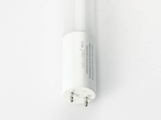 NaturaLED 4557 LED9T8/24FR11/850/UNV 9W 2' T8 5000K LED Bulb, Single/Double Ended, Ballast Bypass