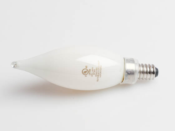 Bulbrite 776860 LED3CA10/27K/FIL/M/3 Dimmable 3.6W 2700K Decorative Frosted Filament LED Bulb, Enclosed Rated
