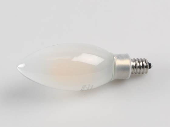MaxLite 102416 FF4B10D927 Maxlite Dimmable 4W 2700K 94 CRI Decorative Frosted Filament LED Bulb, Enclosed Fixture and Wet Rated, JA8 Compliant