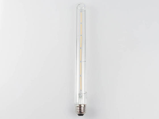 Satco Products, Inc. S9582 6.5T9/CL/LED/E26/27K/120V Satco Dimmable 6.5W 2700K T9 Filament LED Bulb, Enclosed Fixture Rated