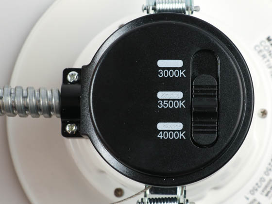 MaxLite 14099876 RCF409CSW 9 Watt 4" Color Selectable (3000K/3500K/4000K) LED Recessed Downlight