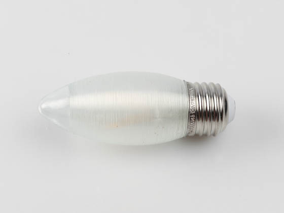 Satco Products, Inc. S23403 2C11/LED/SA/E26/27K/120V Satco Dimmable 2W 2700K C11 Decorative Filament LED Bulb, Enclosed Fixture Rated