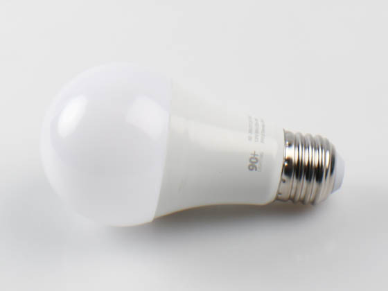 90+ Lighting SE-350.070 Dimmable 9 Watt 3000K 93 CRI A19 LED Bulb, JA8 Compliant & Enclosed Rated