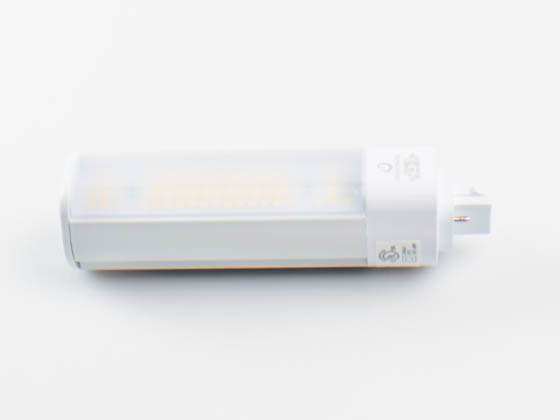 Green Creative 98253 15.5PLH/835/BYP 15.5W 2 or 4 Pin Horizontal 3500K G24 Base LED Bulb, Ballast Bypass