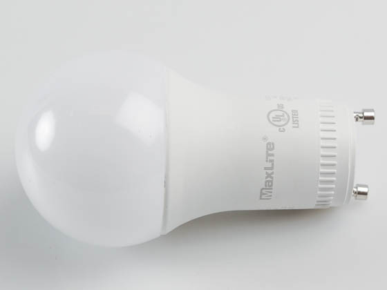 MaxLite 14099408-7 E9A19GUDLED27/G7 Dimmable 9W 2700K A19 LED Bulb, GU24 Base, Enclosed Fixture Rated