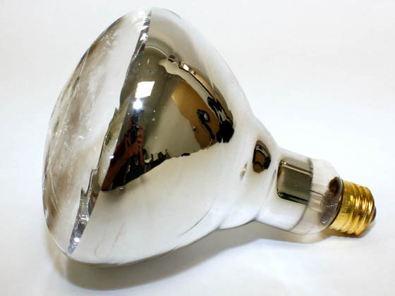 Topaz Lighting 75717 250BR40/1-59 Topaz 250W 120V BR40 Clear Infrared Heat Lamp, E26 Base
