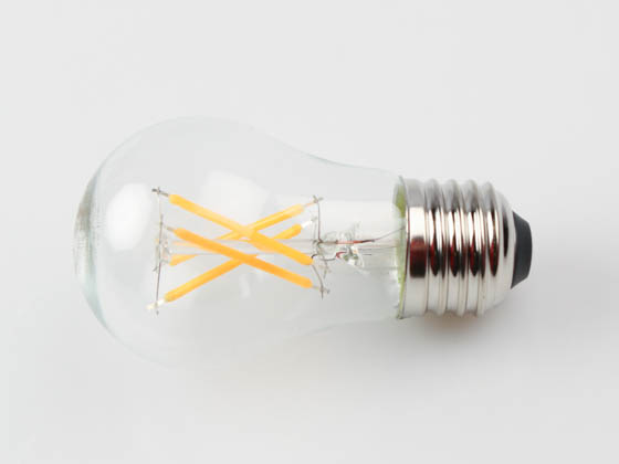 Satco Products, Inc. S29874 5A15/CL/LED/E26/27K/ES/120V Satco Dimmable 5W 2700K A15 Filament LED Bulb