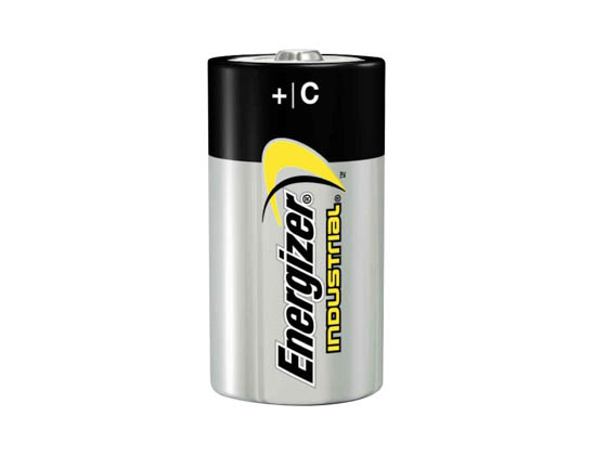 Energizer Industrial EN93 Alkaline C Batteries, 24 Pack